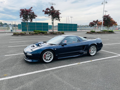 1990 Acura NSX in Berlina Black over Orange