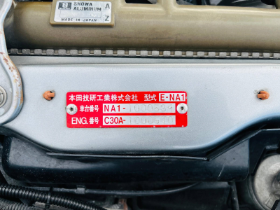 1990 Acura NSX in Berlina Black over Orange