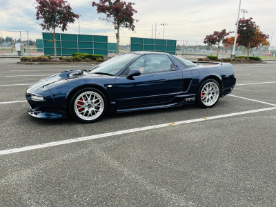 1990 Acura NSX in Berlina Black over Orange