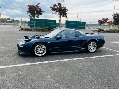 1990 Acura NSX in Berlina Black over Orange