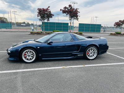 1990 Acura NSX in Berlina Black over Orange