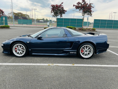 1990 Acura NSX in Berlina Black over Orange