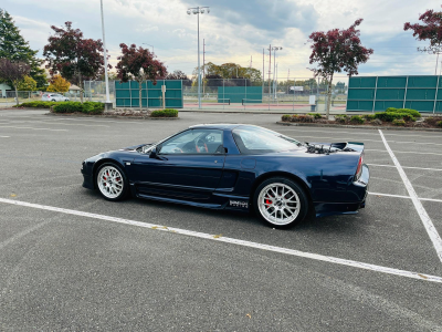 1990 Acura NSX in Berlina Black over Orange
