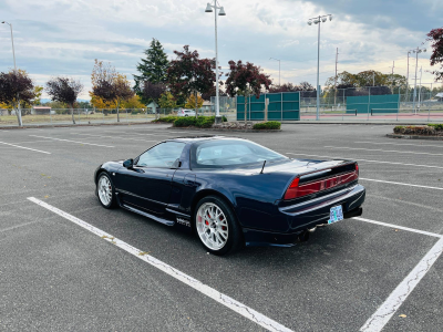 1990 Acura NSX in Berlina Black over Orange