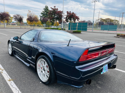 1990 Acura NSX in Berlina Black over Orange