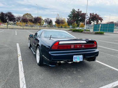 1990 Acura NSX in Berlina Black over Orange
