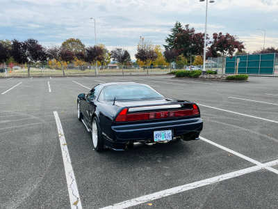 1990 Acura NSX in Berlina Black over Orange