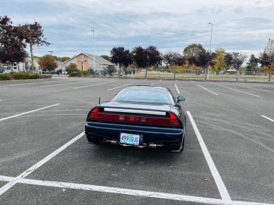 1990 Acura NSX in Berlina Black over Orange