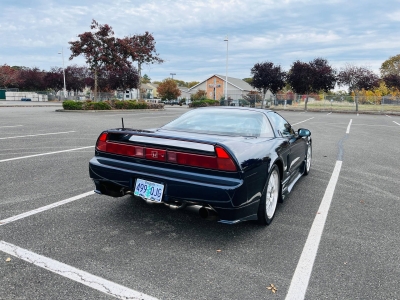 1990 Acura NSX in Berlina Black over Orange