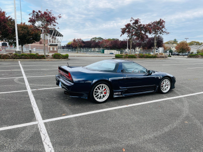 1990 Acura NSX in Berlina Black over Orange