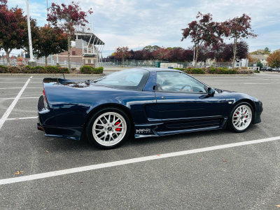 1990 Acura NSX in Berlina Black over Orange