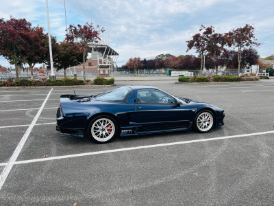1990 Acura NSX in Berlina Black over Orange
