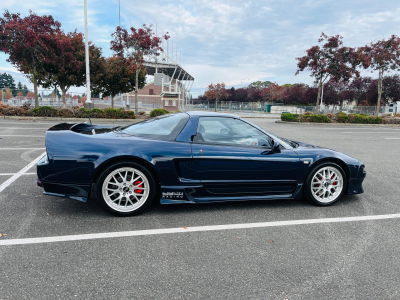 1990 Acura NSX in Berlina Black over Orange