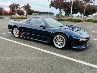 1990 Acura NSX in Berlina Black over Orange
