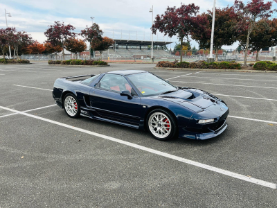 1990 Acura NSX in Berlina Black over Orange