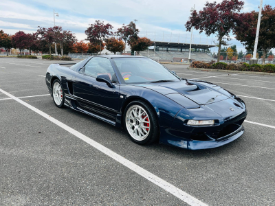 1990 Acura NSX in Berlina Black over Orange