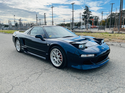 1990 Acura NSX in Berlina Black over Orange
