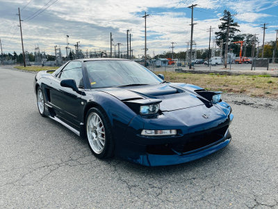 1990 Acura NSX in Berlina Black over Orange