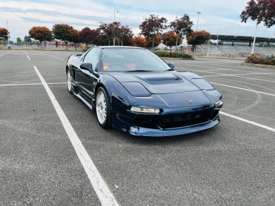1990 Acura NSX in Berlina Black over Orange