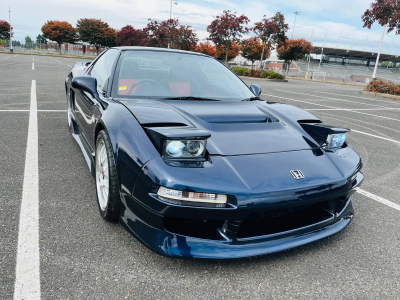 1990 Acura NSX in Berlina Black over Orange