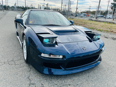 1990 Acura NSX in Berlina Black over Orange