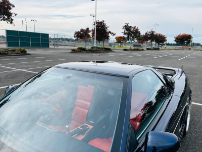 1990 Acura NSX in Berlina Black over Orange