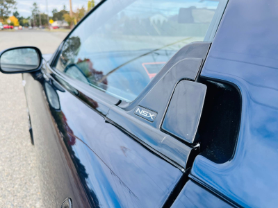 1990 Acura NSX in Berlina Black over Orange