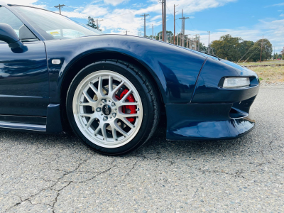 1990 Acura NSX in Berlina Black over Orange