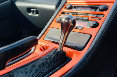 1990 Acura NSX in Berlina Black over Orange
