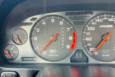 1990 Acura NSX in Berlina Black over Orange