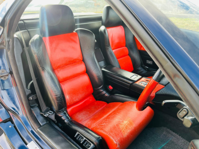 1990 Acura NSX in Berlina Black over Orange