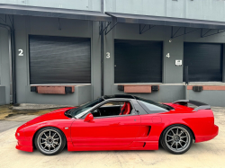 1991 Acura NSX in Formula Red over Black