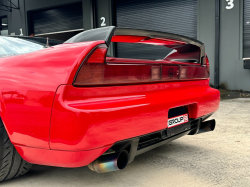 1991 Acura NSX in Formula Red over Black