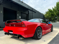 1991 Acura NSX in Formula Red over Black