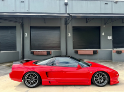 1991 Acura NSX in Formula Red over Black