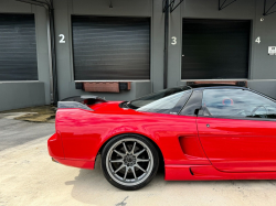 1991 Acura NSX in Formula Red over Black