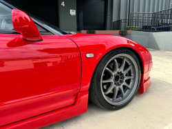 1991 Acura NSX in Formula Red over Black