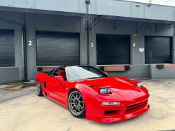 1991 Acura NSX in Formula Red over Black