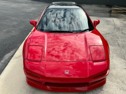 1991 Acura NSX in Formula Red over Black