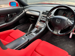 1991 Acura NSX in Formula Red over Black