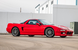 1991 Acura NSX in Formula Red over Black