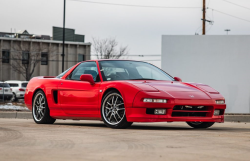 1991 Acura NSX in Formula Red over Black