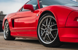 1991 Acura NSX in Formula Red over Black