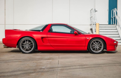 1991 Acura NSX in Formula Red over Black