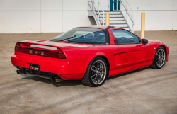 1991 Acura NSX in Formula Red over Black
