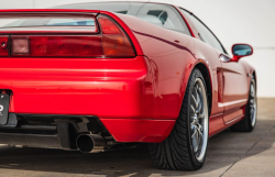 1991 Acura NSX in Formula Red over Black
