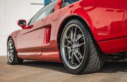 1991 Acura NSX in Formula Red over Black