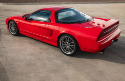 1991 Acura NSX in Formula Red over Black