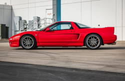 1991 Acura NSX in Formula Red over Black