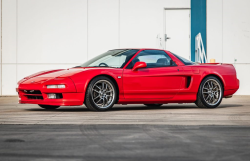 1991 Acura NSX in Formula Red over Black